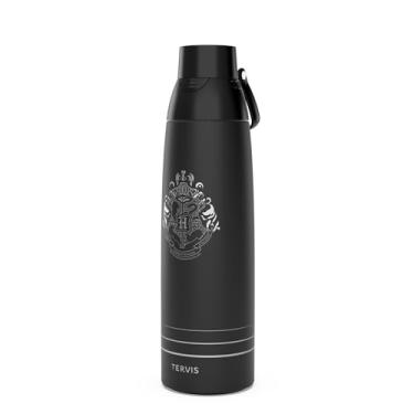 Imagem de Tervis Venture Water Bottle Harry Potter - Copo de viagem isolado de parede tripla com crista de Hogwarts mantém as bebidas frias e quentes, garrafa de água de 1,020 g, aço inoxidável
