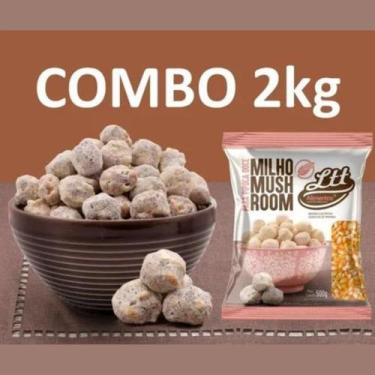Imagem de Milho Pipoca Mushroom Gourmet Doce Caramelada - lttalimentos, 2kg