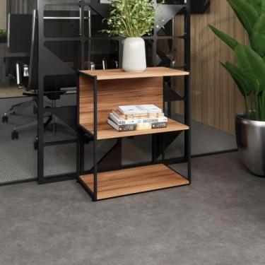Imagem de Estante Baixa Escritório 63cm x 36cm 3 Prateleiras F5 Office - F5 Offi