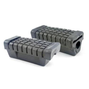 Imagem de Par Borracha Estribo Dianteiro SHINERAY PHOENIX-50 /JET-50 Ano 2011 a 