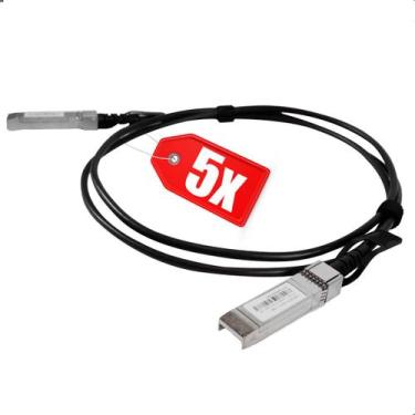 Imagem de 5x Cabo Dac 10g Sfp+ 1.5m Conexão Direta 10gb Mikrotik  - HPY+ Network