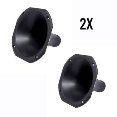 Imagem de Kit 2 Cornetas Curta Para Driver Corneta D250x D200 D250 Caixa Trio Re