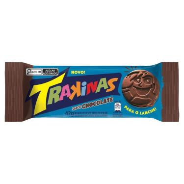 Imagem de Biscoito Recheio Chocolate Trakinas 42g