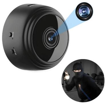 Imagem de Câmera Espiã A9 Wi-fi Resolução 1080p E Visão Noturna Hd - rmeloeletro