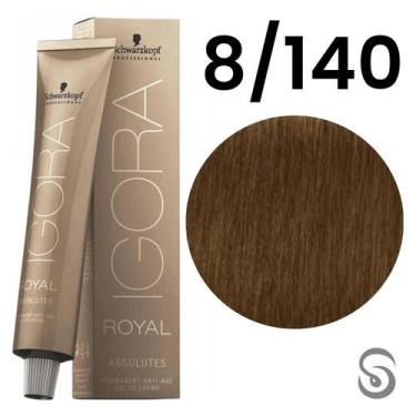 Imagem de Schwarzkopf Igora Absolutes Coloração 8/140 Louro Claro Cinza Bege 60m