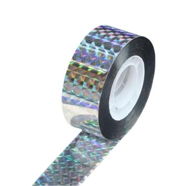 Imagem de QUUPY Fita refletiva para controle de pássaros, fita refletiva para controle de pássaros, fita flash de pássaros, repelente de medo de pássaros, fitas de flash para fazenda de jardim (80 m)