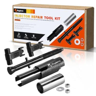 Imagem de Extrator injetor 6778 e extrator injetor 6779, ferramentas de remover/instalador de tubo injetor 7222 compatíveis com GM 6.6L Duramax Diesel, para kit de ferramentas de reparo de injetor GM Duramax,