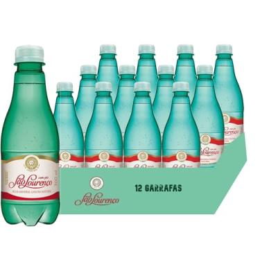 Imagem de Água Mineral Com Gás São Lourenço Pet 300ml (12 unidades) - Agua Gasosa, Gaseificada Naturalmente, Fardo, Garrafa