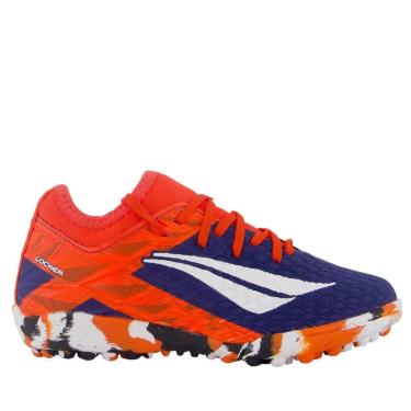 Imagem de Chuteira Futsal Rx Locker Kids Y-3 126255-6922 - Azul/Vermelho 35