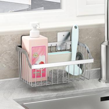 Imagem de kaileyouxiangongsi Organizador De Cestos Armazenamento Suspensos Aço Inoxidável Sus304 Para Montagem Em Parede, Suporte Metal Lixeiras, Prateleira Temperos, Cozinha, Banheiro E Chuveiro, Comprimento