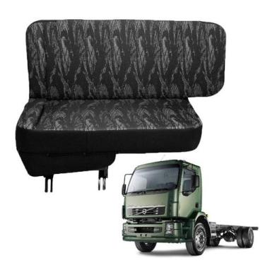 Imagem de Sofá Cama Caminhão Para Volvo VM Cabine Simples Lado Carona - Climatiz
