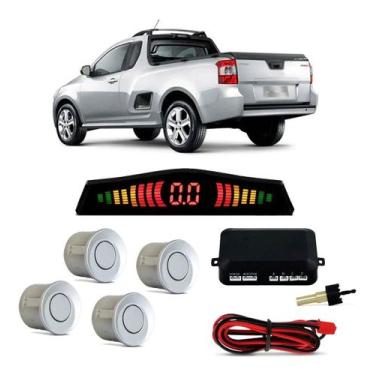 Imagem de Sensor De Estacionamento Automotivo Gm Montana Prata - 7 Parts