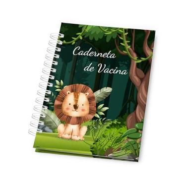 Imagem de Caderneta de Vacinação do Bebê Atualizada – Modelo SUS com Capa Dura para Menino – Registro de Vacinas, Saúde e Crescimento Infantil – Tema Leãozinho