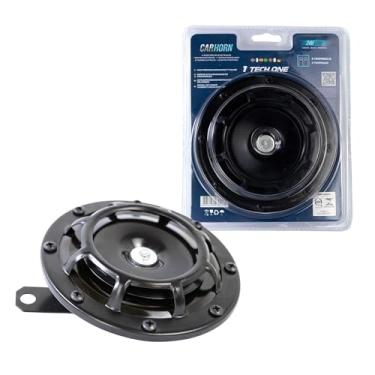 Imagem de Buzina 24v Xavequinho C/ 2 Terminais Grave Caminhão Carreta Universal Tech One - PW-E-3006