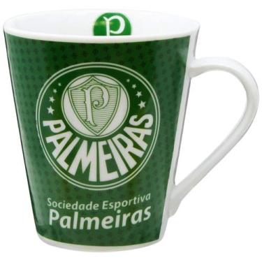 Imagem de Caneca Porcelana Time Palmeiras 290 Ml Oficial - Allmix