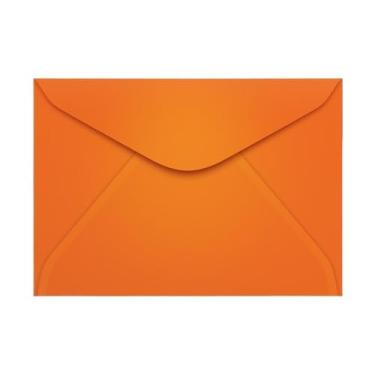 Imagem de Envelope Cor Convite Tamanho: 114x162 Mm Total 100 CóPias(Laranja)