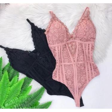 Imagem de body feminino guipir alça - Filo modas, Preto, M