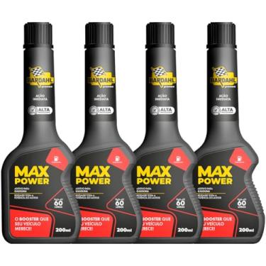 Imagem de Kit 4 Aditivos Combustível Max Power 200ml Bardahl ADITIVO MAX POWER