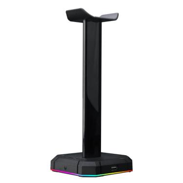 Imagem de Suporte para Headset Redragon Scepter X HA312 - 3 Portas USB - RGB