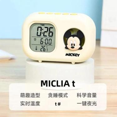Imagem de Despertador LED Disney Mickey Infantil Bonito Modelo De Boneca De Dese