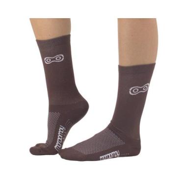 Imagem de Meia de Ciclismo Márcio May Sports Marrom