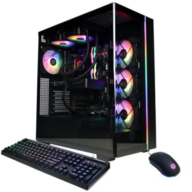Imagem de CyberPowerPC Gamer Supreme Gaming PC, AMD Ryzen 7 9700X 3,8GHz, GeForce RTX 5070 12GB, 32GB DDR5, SSD PCIe 4.0 de 2TB, Pronto para WiFi e Windows 11 Home (SLCAI9600A3)