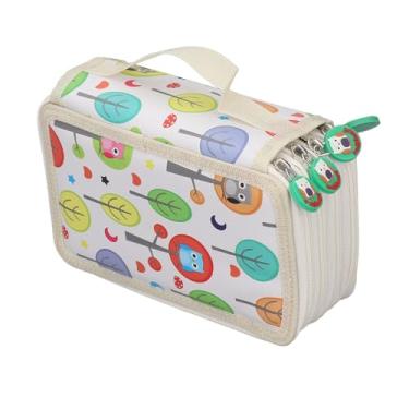 Imagem de Generic Capa de Lápis de Grande Capacidade, Caixa de Lápis de Cor Múltipla para Pintura (4 camadas 72 buracos)