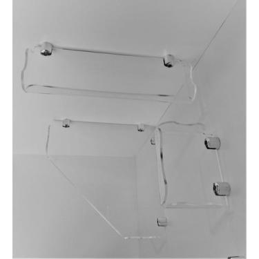 Imagem de Kit de acessórios de banheiro cantoneira porta shampoo  - Fábrica de U