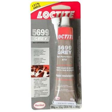 Imagem de Cola silicone cinza alta performance 70g - loctite 5699