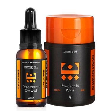 Imagem de Kit 01 Óleo Barba Goot Wood + 01 Pomada Em Pó Pulvus Embaixador 30Ml