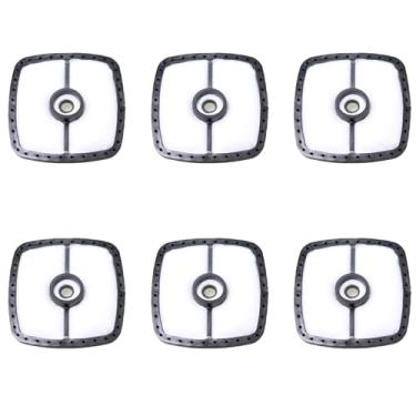 Imagem de TAODAN 6 peças à prova de vazamento, design de estrutura de resina de poliuretano, filtro de ar, peça de reposição para ferramentas elétricas para uso externo, adequada para sopradores