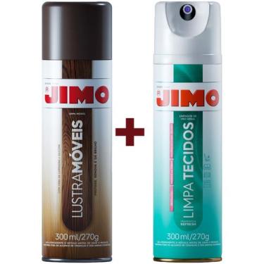 Imagem de KIT 1 Limpa Tecidos Aerossol 300ml/270g + 1 Lustra Móveis Aerossol 300