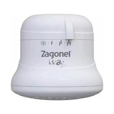 Imagem de Chuveiro Zagonel Ideale Plus 4 Temperaturas 6800W Branco, 220V
