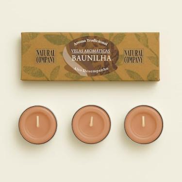 Imagem de Vela Aromática Perfumada Emb. 3 Unids - Baunilha