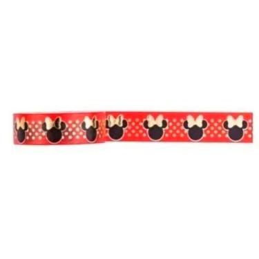 Imagem de Fita Adesiva Washi Tape Mickey Mouse 15mm X 5m - Molin, Vermelho escur