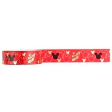 Imagem de Fita Adesiva Washi Tape Mickey Mouse 15mm X 5m - Molin, Vinho 389