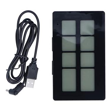 Imagem de Temporizador digital de cozinha TS-5502 - Contagem regressiva magnética preta com tela de LED, suporte de parede ou mesa, para cozinhar, cultivar, meditar e mais