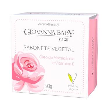 Imagem de Sabonete em Barra Vegetal Giovanna Baby Classic Óleo de Macadâmina e Vitamina E 90g