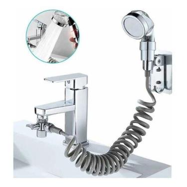 Imagem de Pulverizador De Pia Torneira Banheiro Portátil Ducha Lavagem - OEM
