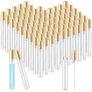 Imagem de Frascos de spray Zhehao 100 unidades, atomizador de perfume de vidro t