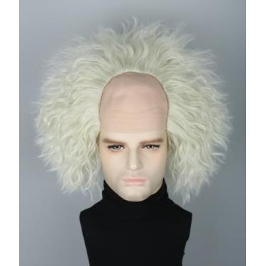 Imagem de Topcosplay Peruca unissex curta afro fofa verde claro Halloween fantasia festa perucas