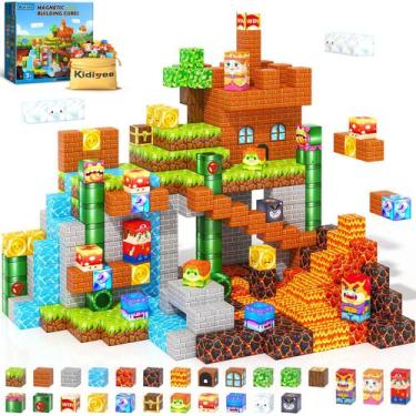 Imagem de Brinquedos de construção de blocos magnéticos Kidiyee Mine Magnet Worl