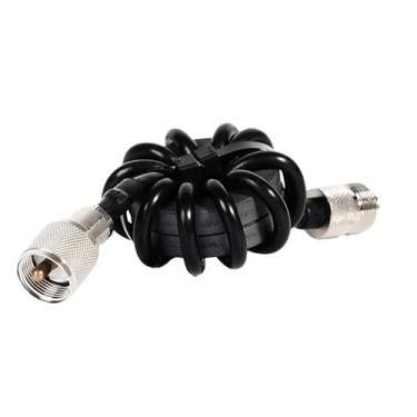 Imagem de PUSOKEI Balun de estrangulamento de modo comum HF, antiinterferência de 1,8 a 30 MHz com conector PL-259 para SO-239, núcleo toroide PEP EM43 de 150 W para comunicação de rádio amador de ondas curtas