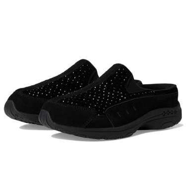 Imagem de Easy Spirit Mule feminino, Camurça preta/veludo preto, 34