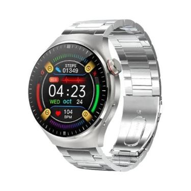 Imagem de Relógio Inteligente Feminino Com Monitor De ECG, PPG, Ácido Úrico, Lip