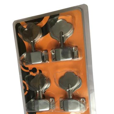Imagem de Tarraxa baixo 4 em linha Vintage 4c cromado semi blindada - Dolphin