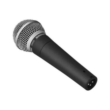 Imagem de Microfone Shure SM58-LC Dinâmico Cardioide Cinza/Prata