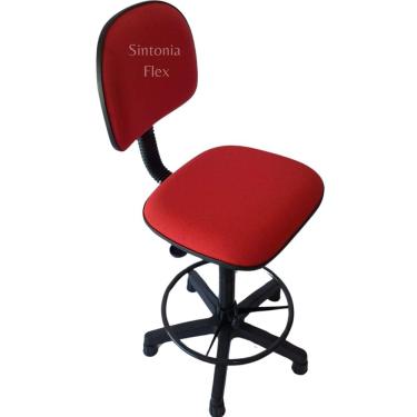 Imagem de Cadeira Caixa Alta Aro Base Sapata Fixapra Mercado Balcao