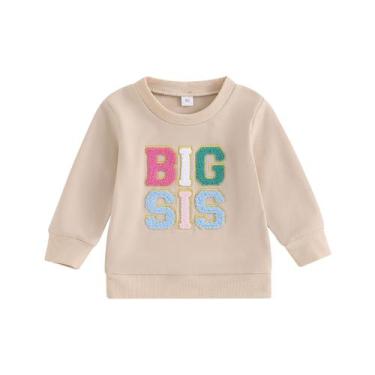Imagem de Moletom infantil Ayalinggo Matching Clothes, macacão Sis/Bro