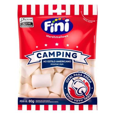 Imagem de Marshmallows Fini Camping ao Estilo Americano para Assar 80g